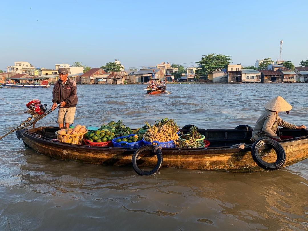 Chợ nổi ở miền tây