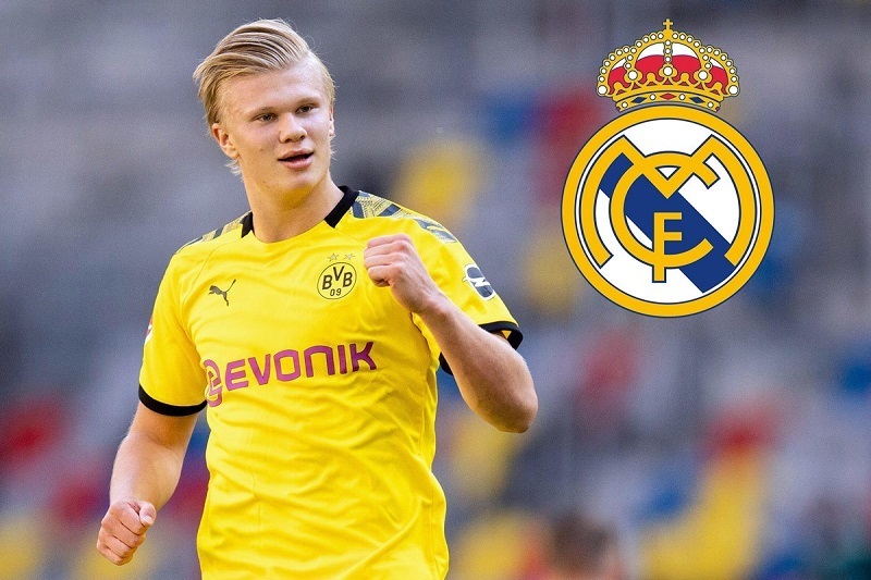 Erling Haaland ưu tiên chuyển đến Real Madrid nếu rời Dortmund